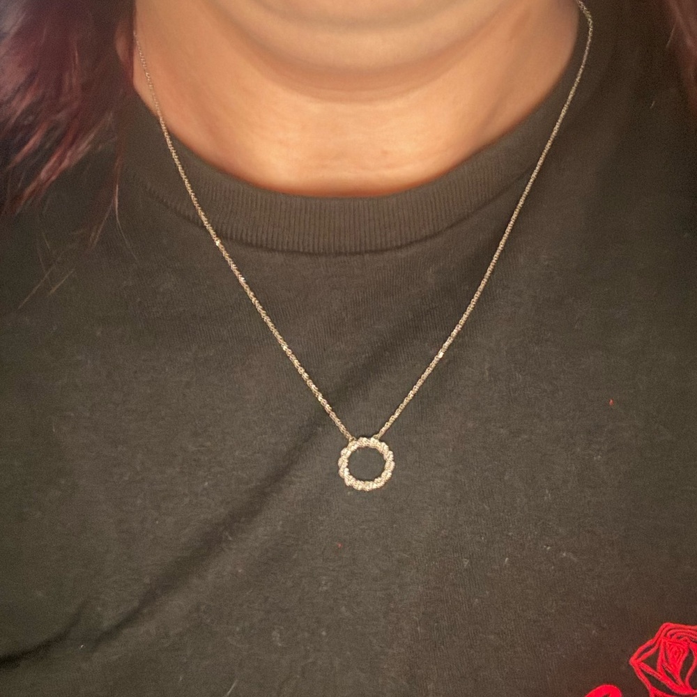 Zales Circle Diamond Necklace
